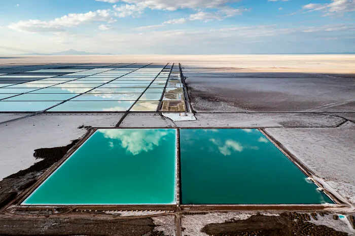 "Lithium Evaporation Ponds" By Matjaz Krivic, 2022