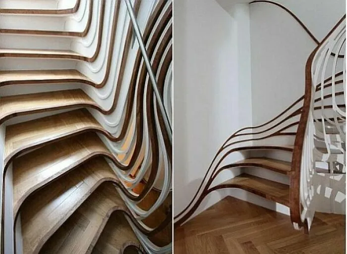 When You Want The Guarantee Of A Broken Neck From Your Staircase