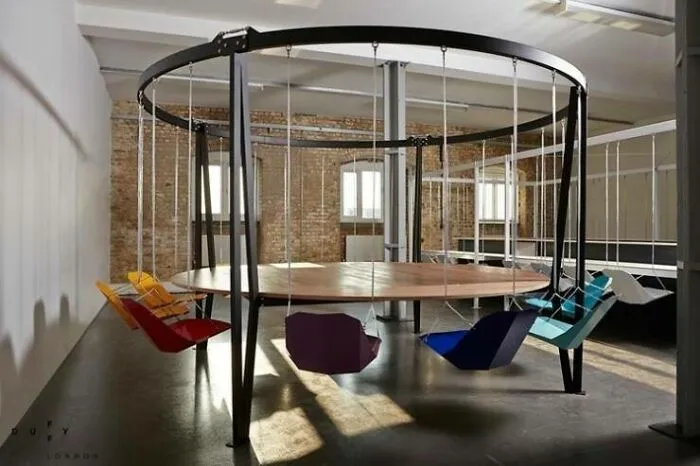 Swinging In The Conference Room