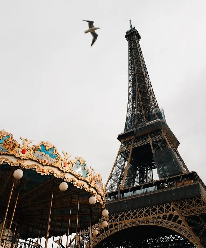 The Eiffel Tower from below 