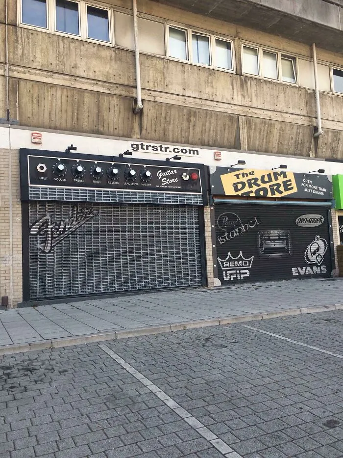 Music Shop Shutters