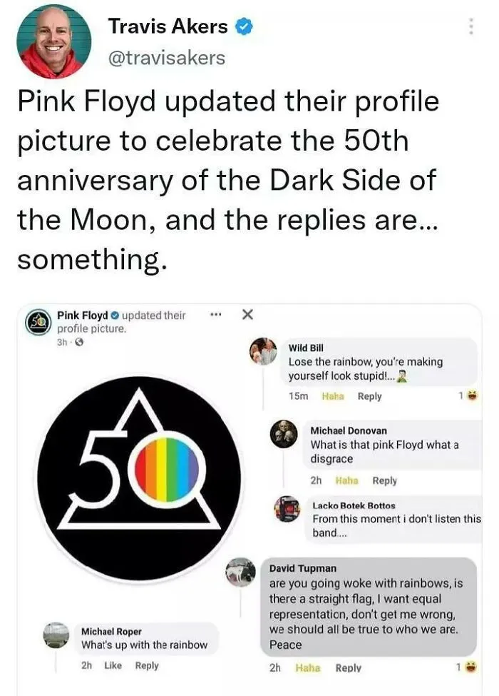 So According To Online Trolls Rainbow = Gay Agenda