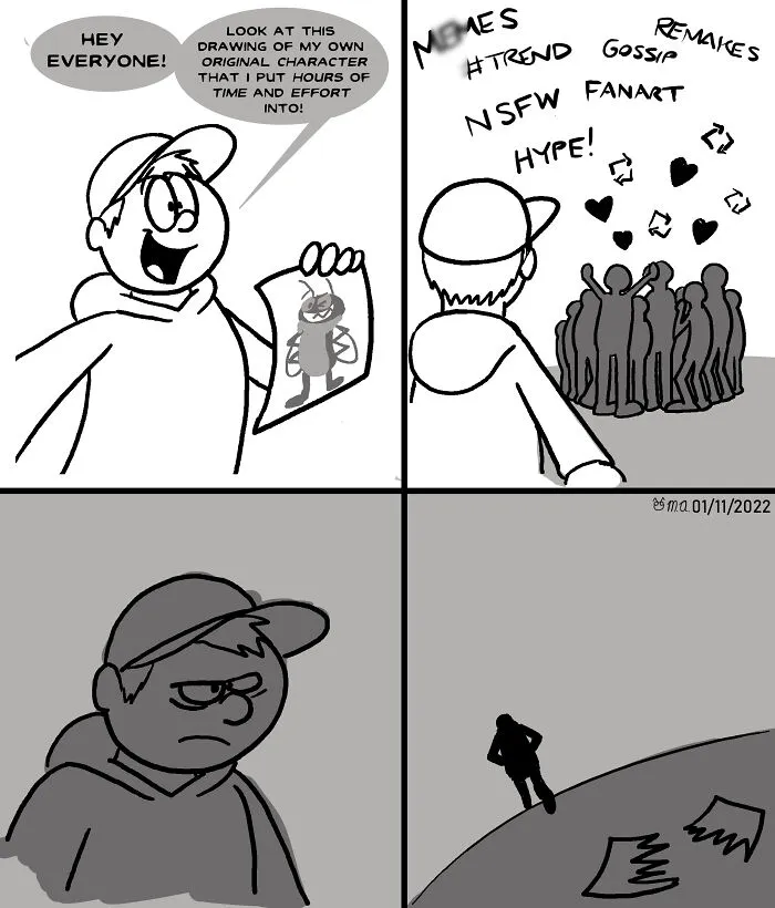 Twitter Comic Artist Does Not Get Instant Gratification