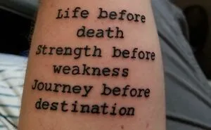 100 Creative Word Tattoos For Some Inkspiration