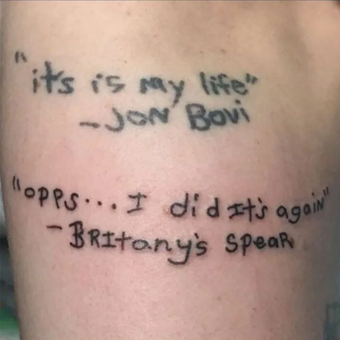 50 Times People Did Not Think Things Through And Got These Horrible Tattoos, As Shared By This Instagram Page