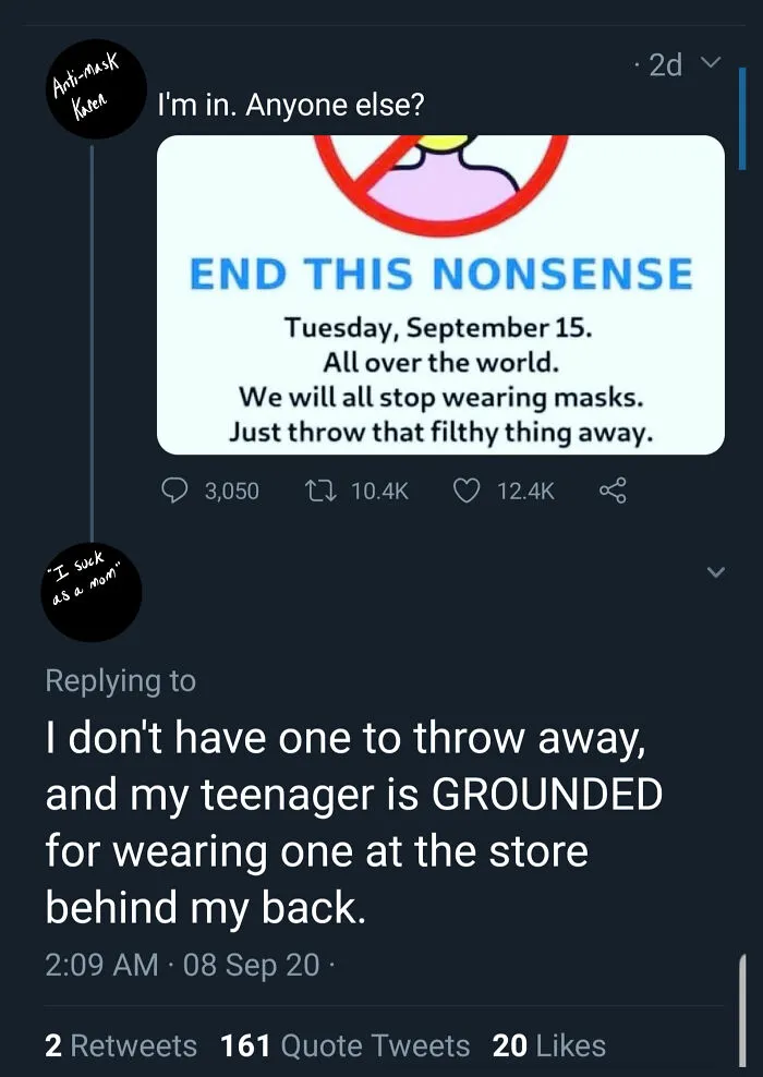 Imagine Being Grounded For Being Considerate