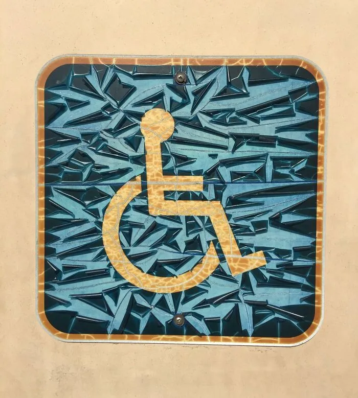At First, I Thought This Was Mosaic Tile Until I Got Closer And Found It Has Been In The Sun Too Long