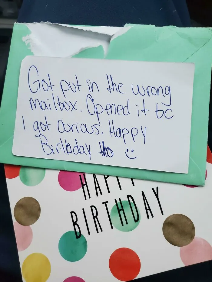 What Is Wrong With People? Open Your Own Mail