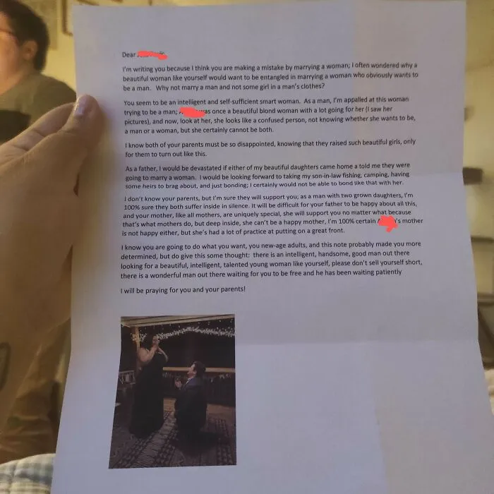 I Was Recently Engaged To My Girlfriend And Someone Sent Me This In The Mail