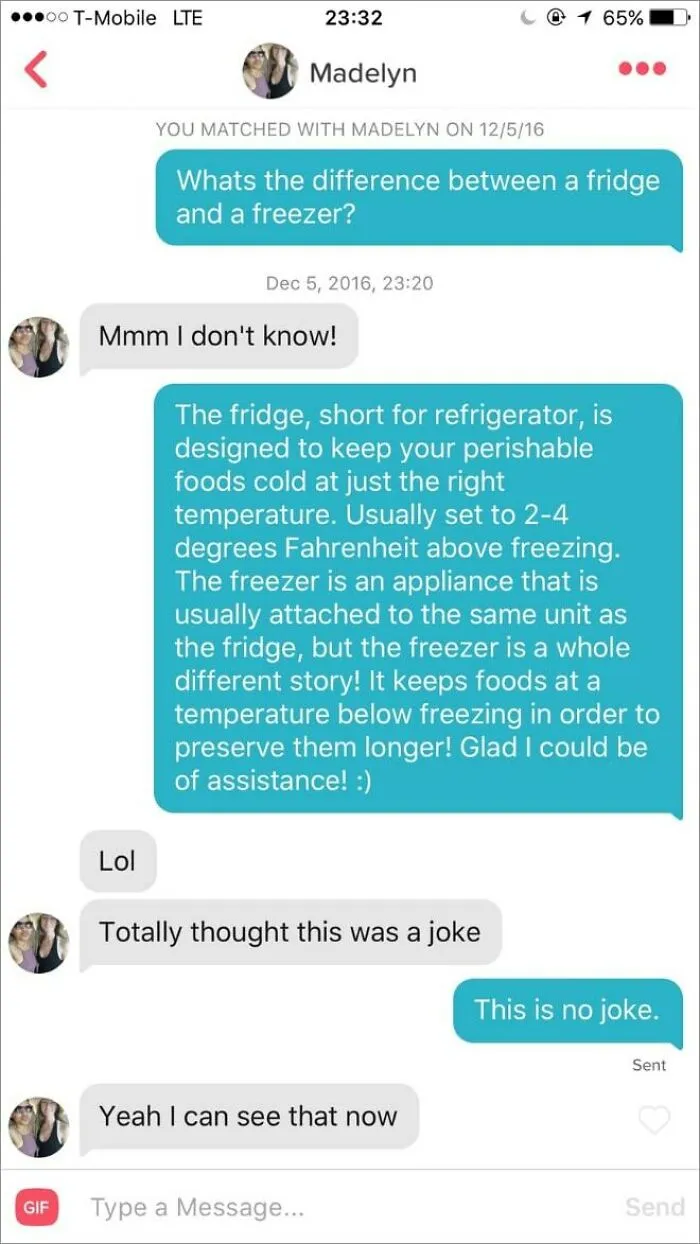 30 Hilarious And Awkward Tinder Screenshots People Just Had To Share On This FB Page