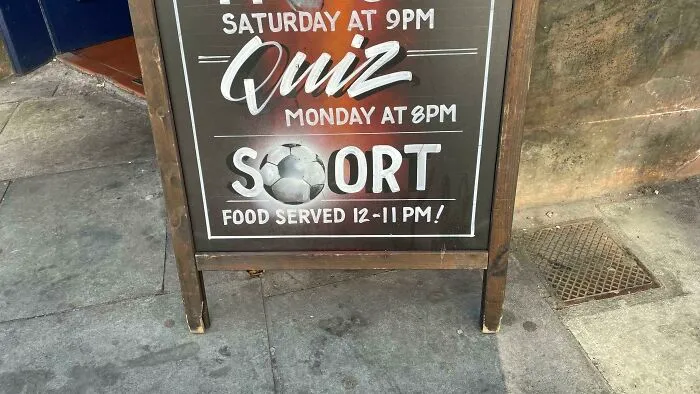 If Only There Was A Letter In That Word That Resembled A Football