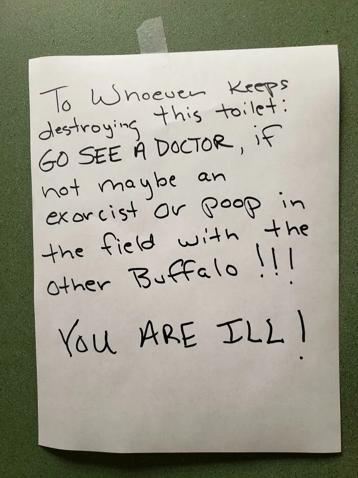 Saw This In A Restroom Today And Thought That It Belonged Here