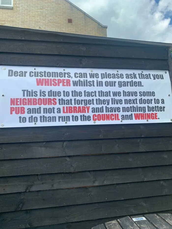 Buys House Next To Pub, Complains When Pub Is Noisy