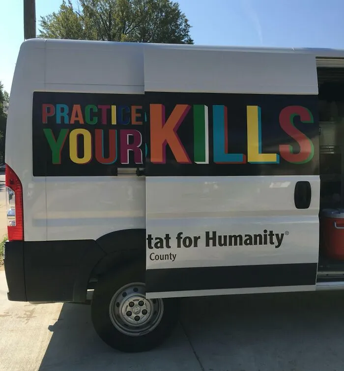 This Habitat For Humanity Van