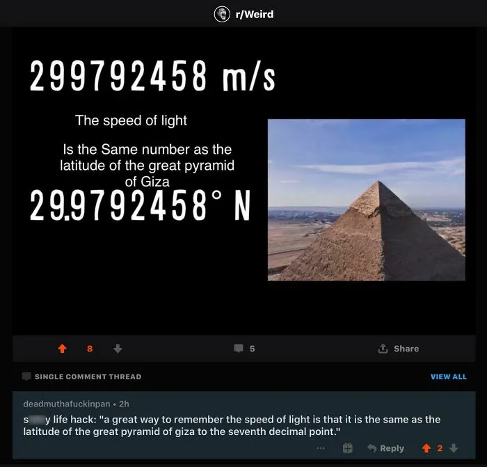 How To Remember The Speed Of Light