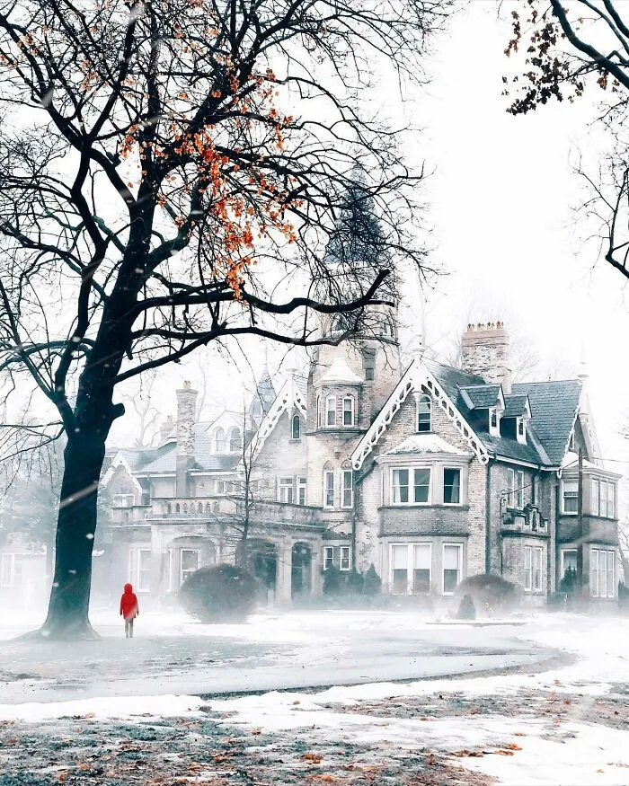 1860 Gothic Revival Oaklands Mansion In De La Salle College, Toronto, Ontario, Canada
