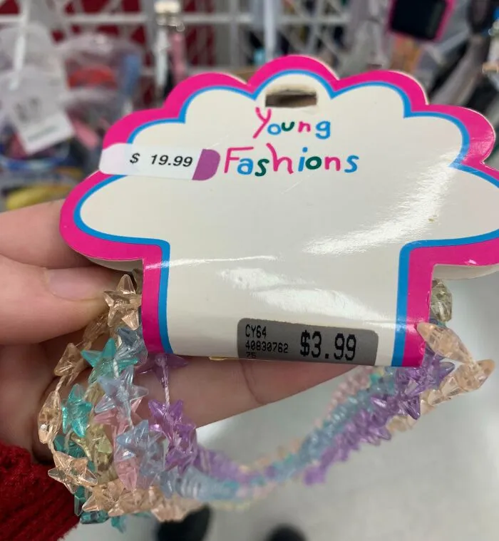 Originally Tagged At $3.99 Selling For $19.99 At Value Village