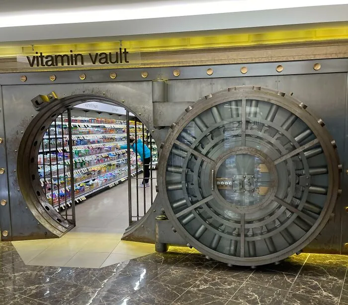 This Walgreens Is In An Old Bank