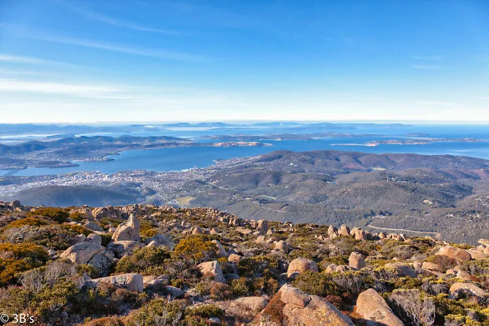 Tasmania from the bird view