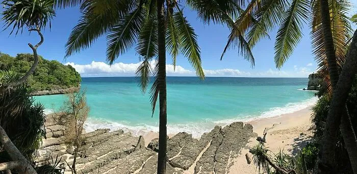 Ocean with nature near in Sumba Island