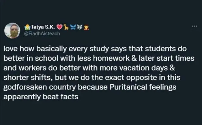 Down With The Protestant Work Ethic