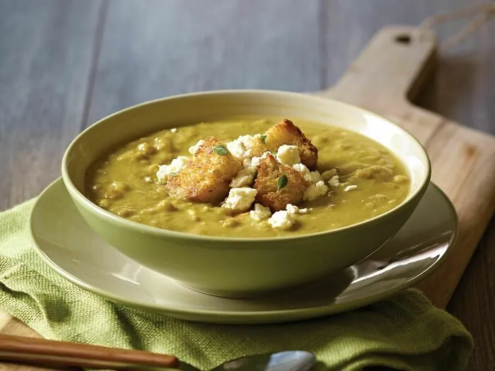 Pea Soup From Dried Peas, Cheap Traditional Dish In Finland, Still Popular Today To The Point They Have It Once A Week In The Army