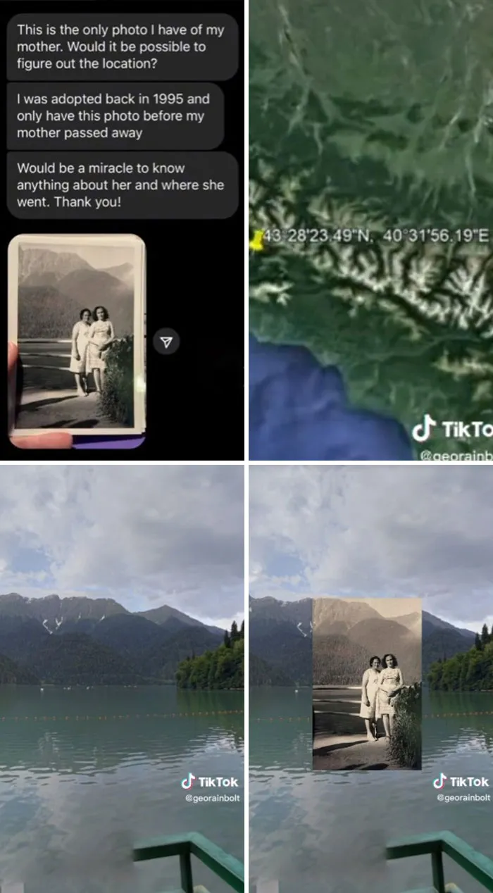 People Contact This Man With The Hope That He’ll Find Exactly Where Their Beloved Pictures Were Taken, And He Delivers