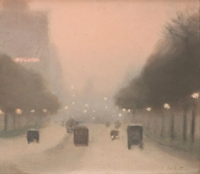 Evening, St Kilda Road By Clarice Beckett