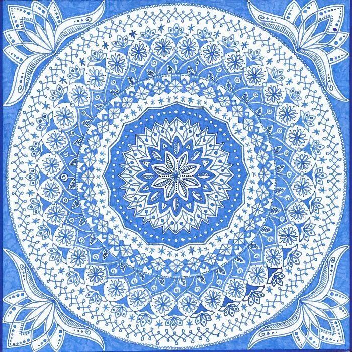 Lotus Ink Mandala
