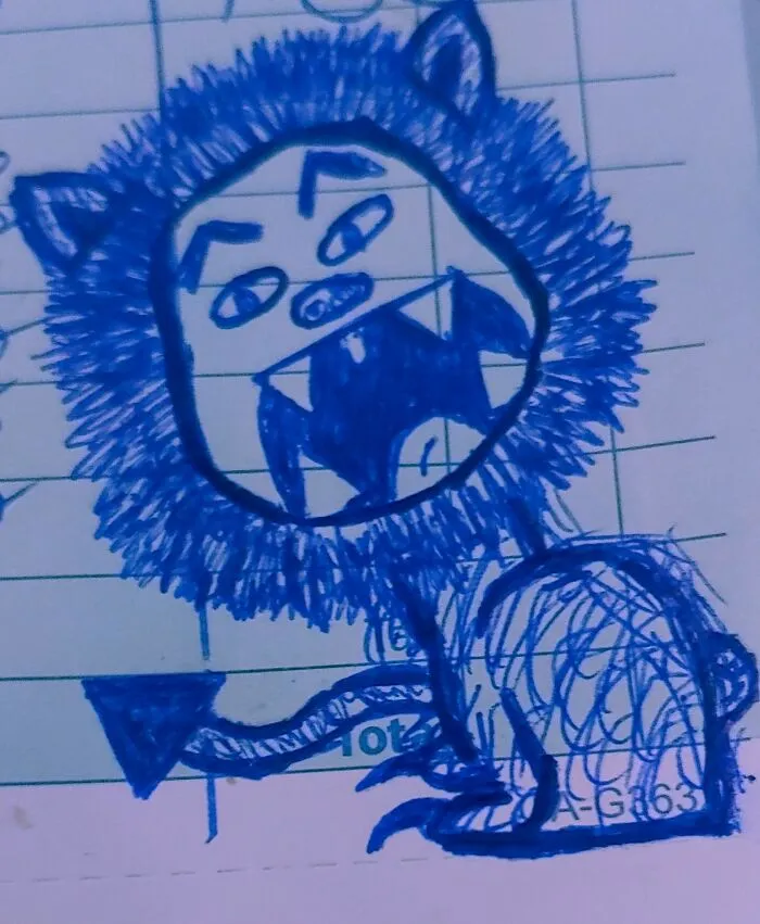My Notepad For Work. I Think It's A Lion Pig... Maybe?