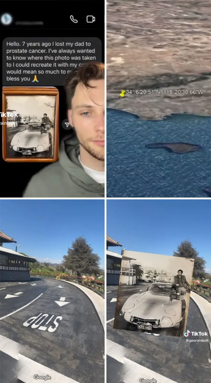 People Contact This Man With The Hope That He’ll Find Exactly Where Their Beloved Pictures Were Taken, And He Delivers