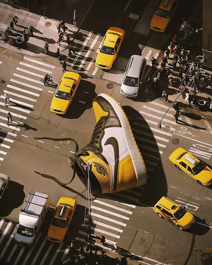 79 Surreal Images Of Sneakers Placed In Some Very Interesting Locations By Carlos Jiménez Varela