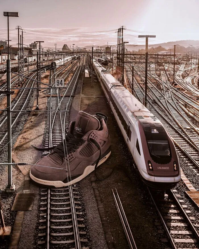 79 Surreal Images Of Sneakers Placed In Some Very Interesting Locations By Carlos Jiménez Varela
