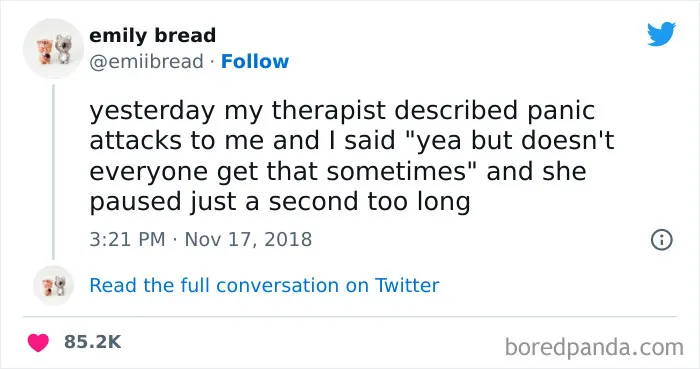 90 Funny Tweets About Therapy That Look At The Bright Side Of It