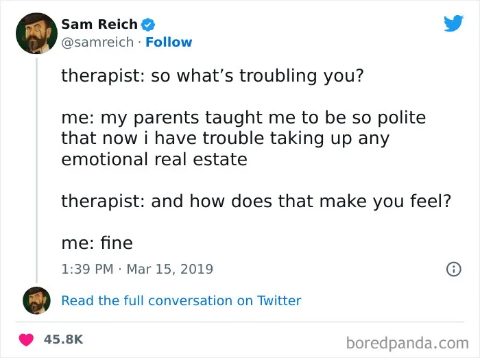 90 Funny Tweets About Therapy That Look At The Bright Side Of It