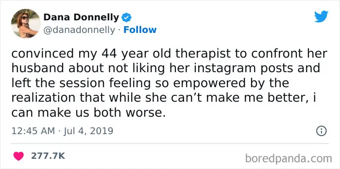 90 Funny Tweets About Therapy That Look At The Bright Side Of It