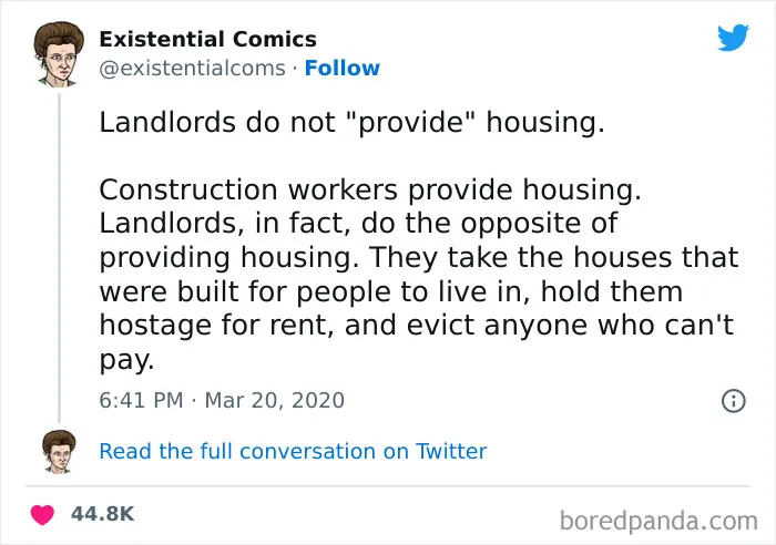 Landlords Provide Nothing Of Value