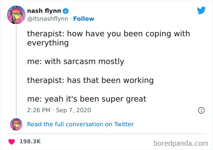 90 Funny Tweets About Therapy That Look At The Bright Side Of It