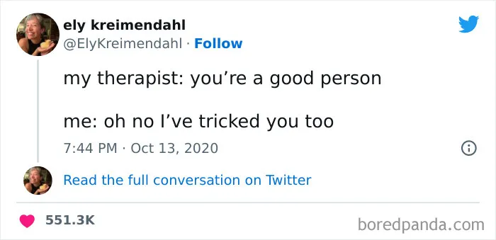 90 Funny Tweets About Therapy That Look At The Bright Side Of It