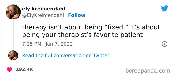 90 Funny Tweets About Therapy That Look At The Bright Side Of It