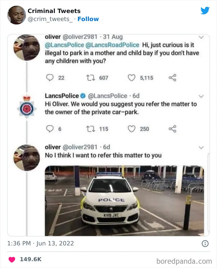 “Criminal Tweets”: 40 Posts By This Twitter Page That Shouldn’t Be As Hilarious As They Are