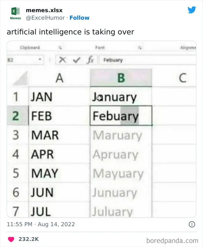 40 Hilarious Pics And Memes You Might Appreciate If You’ve Ever Used Microsoft Excel (New Pics)