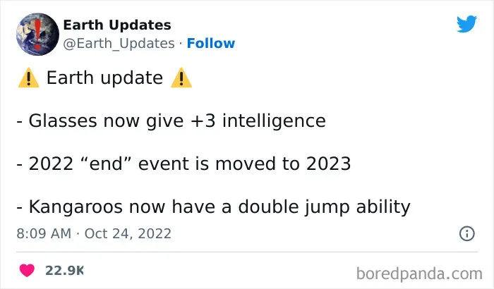 This Twitter Account Offers Hilarious Updates For Earth, Here Are 35 Of The Best Ones
