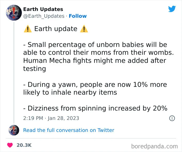 This Twitter Account Offers Hilarious Updates For Earth, Here Are 35 Of The Best Ones