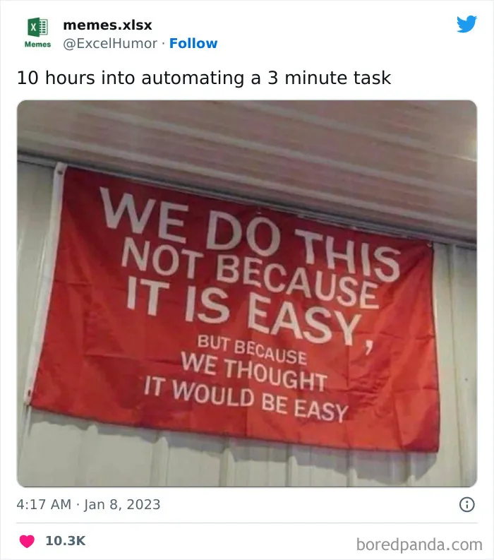 40 Hilarious Pics And Memes You Might Appreciate If You’ve Ever Used Microsoft Excel (New Pics)