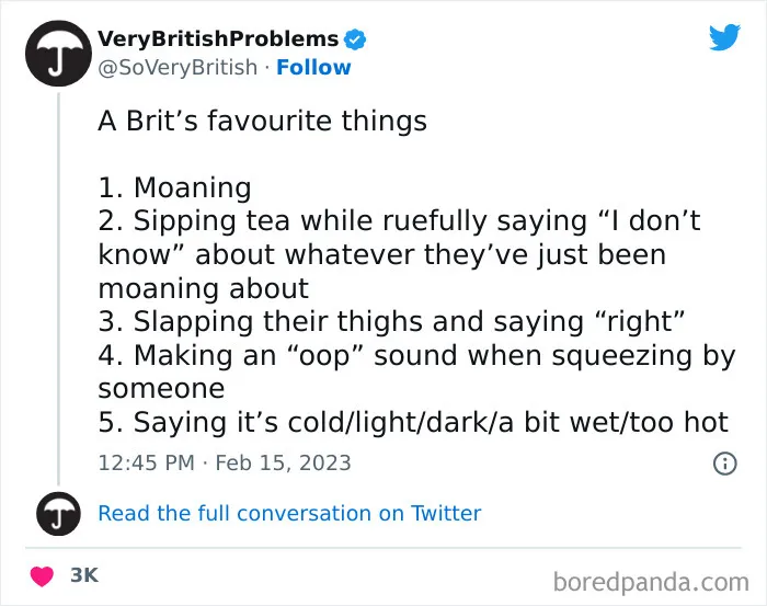 89 British Tweets To Enjoy During 5 O’Clock Tea