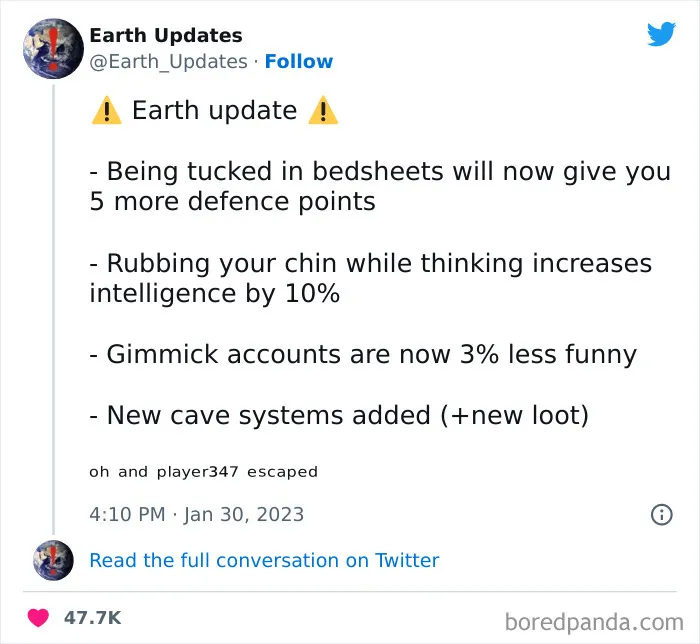 This Twitter Account Offers Hilarious Updates For Earth, Here Are 35 Of The Best Ones