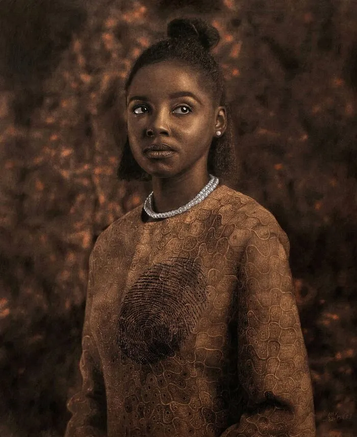 This Nigerian Artist Learned How To Paint With Fire And With Pyrography, He Creates Hyperrealistic Portraits (38 Pics)
