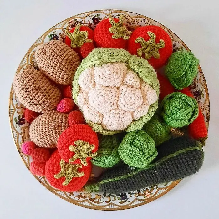 45 Drool-Inducing Crocheted Food Items Made By This Finnish Artist