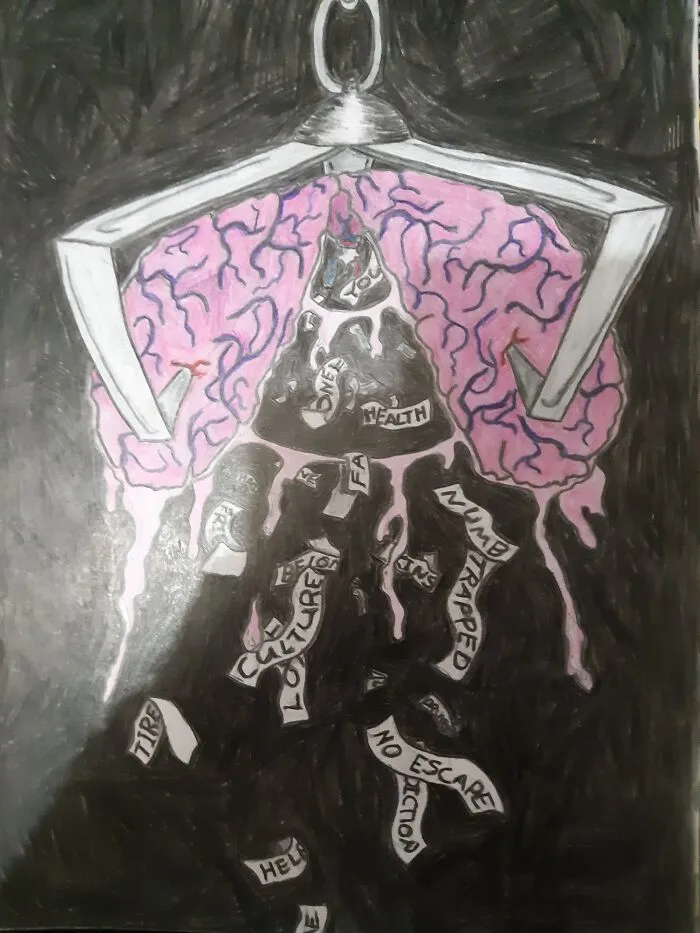 Depression. My Brain With All Its Worries